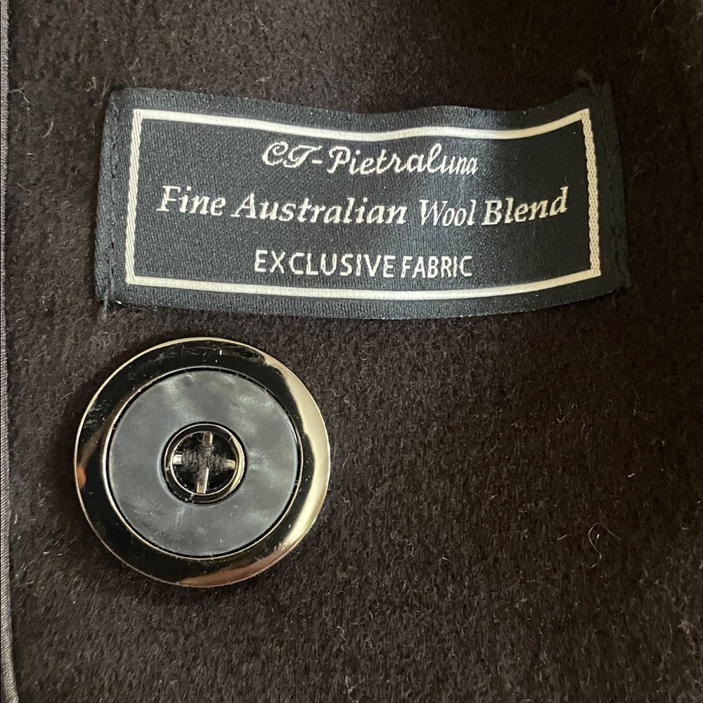 Kristen Blake Wool Elegant Black Coat. Small - Picture 10 of 12